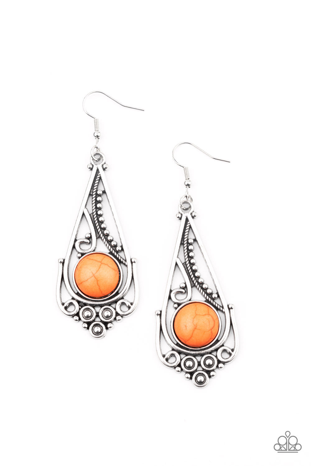 Canyon Climate Earrings - Orange