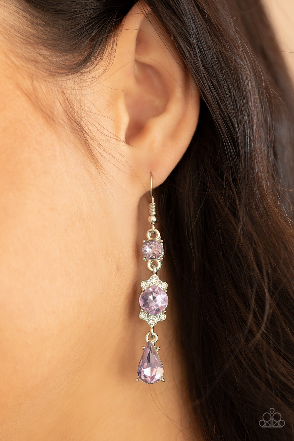Outstanding Opulence Earrings - Purple