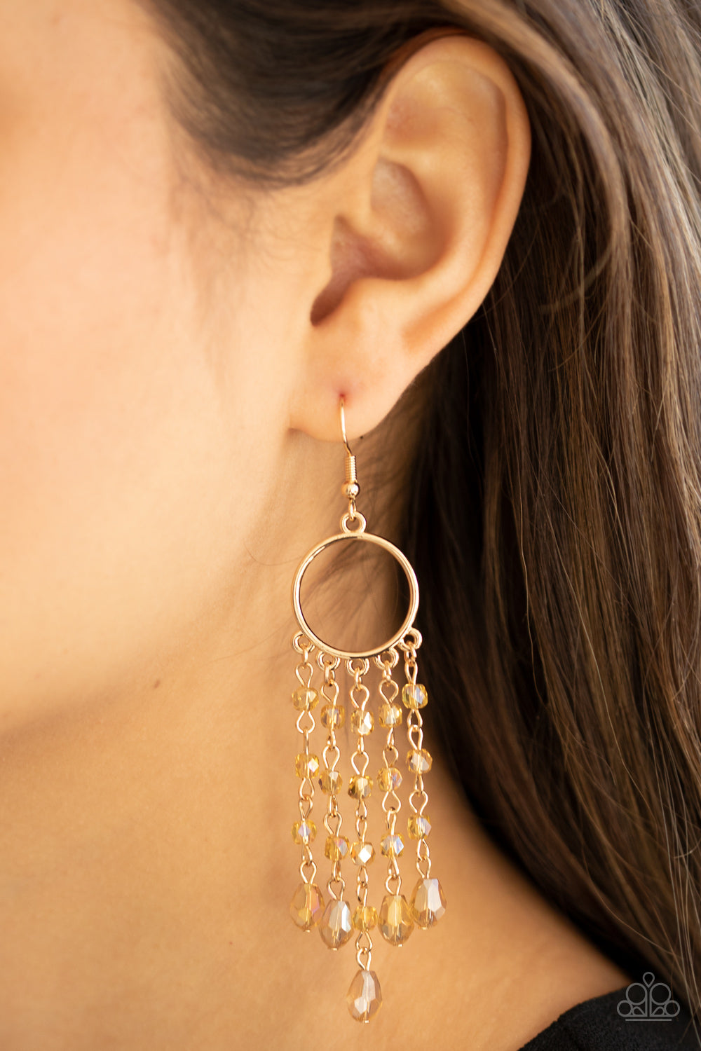 Dazzling Delicious Earrings - Gold