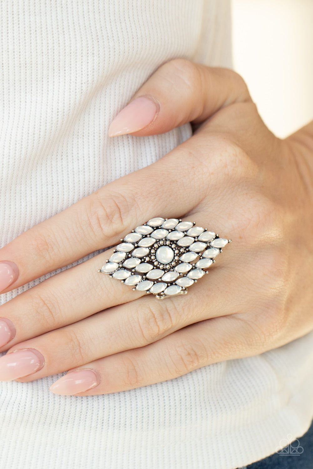 Incandescently Irresistible Ring - White