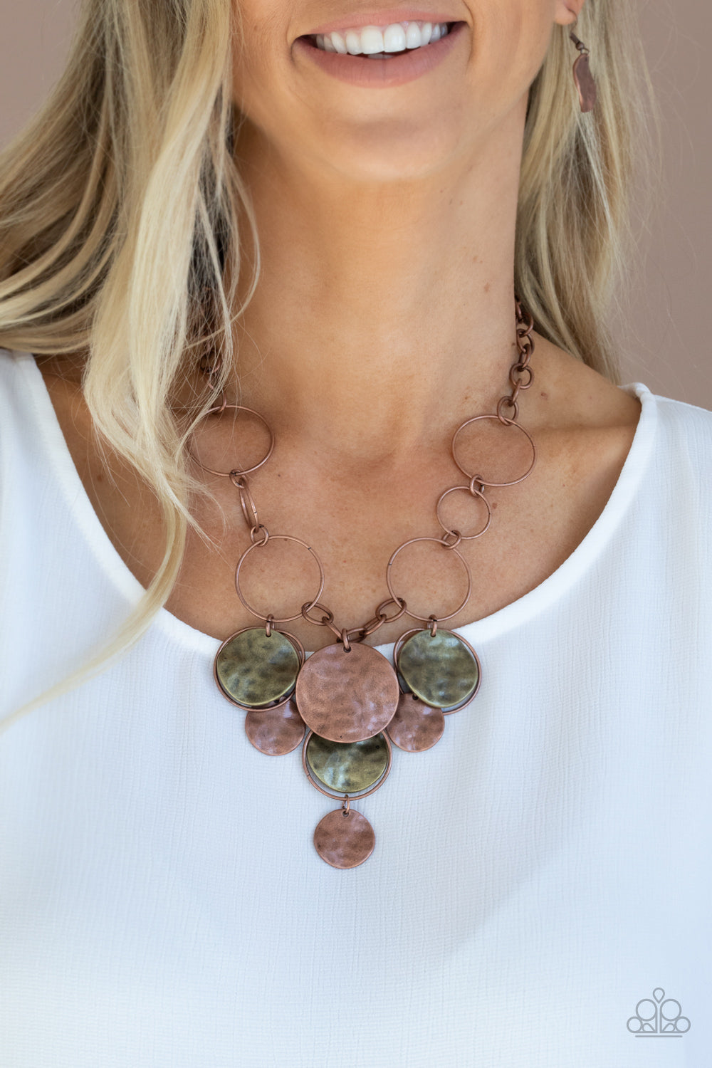 Learn the HARDWARE Way Necklace - Copper