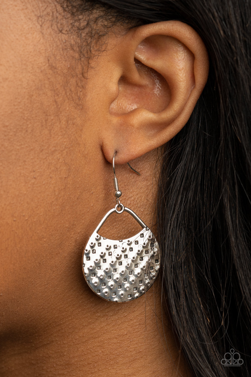 Im Sensing a Pattern Here Earrings - Silver