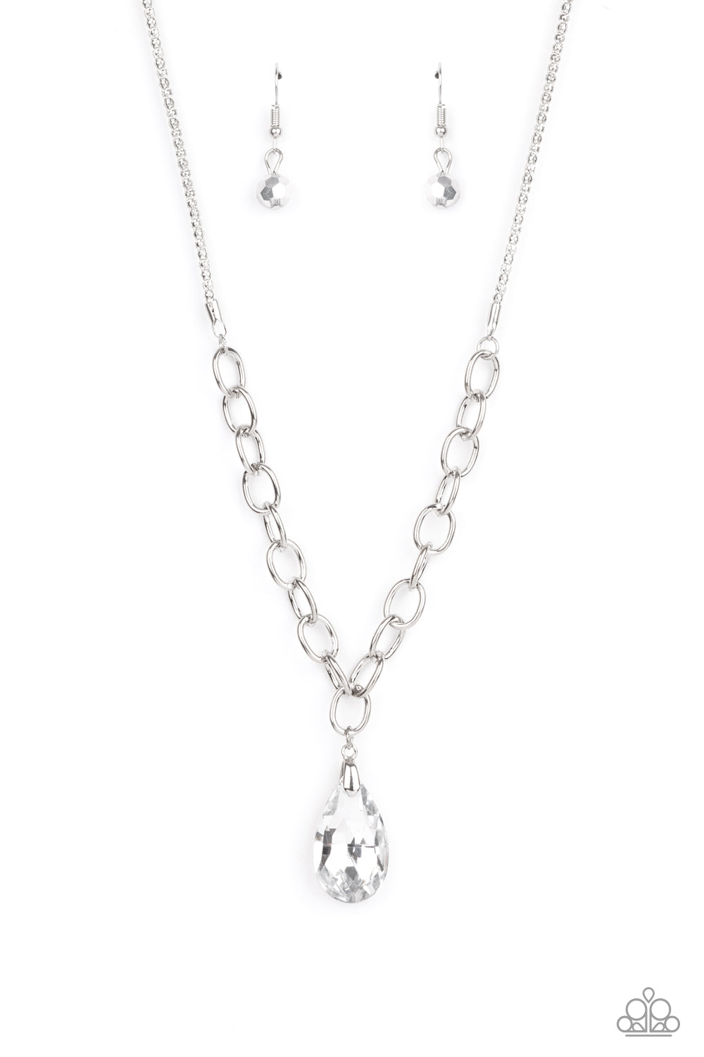 Mega Modern Necklace - Silver