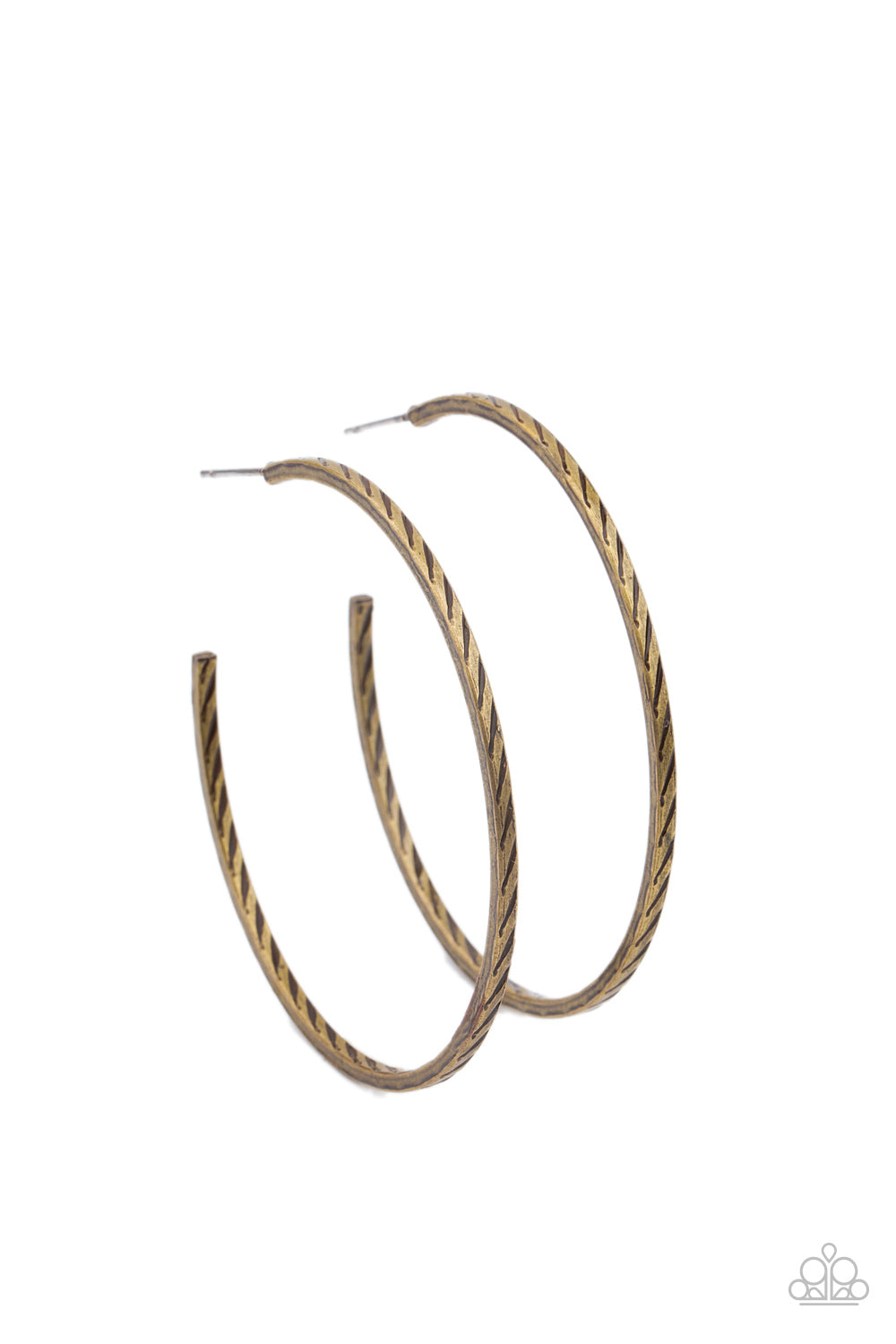 Rural Reserve Earrings - Brass