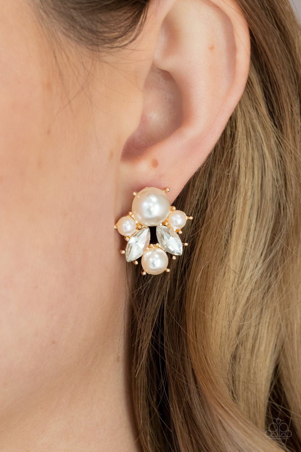 Royal Reverie Earrings - Gold