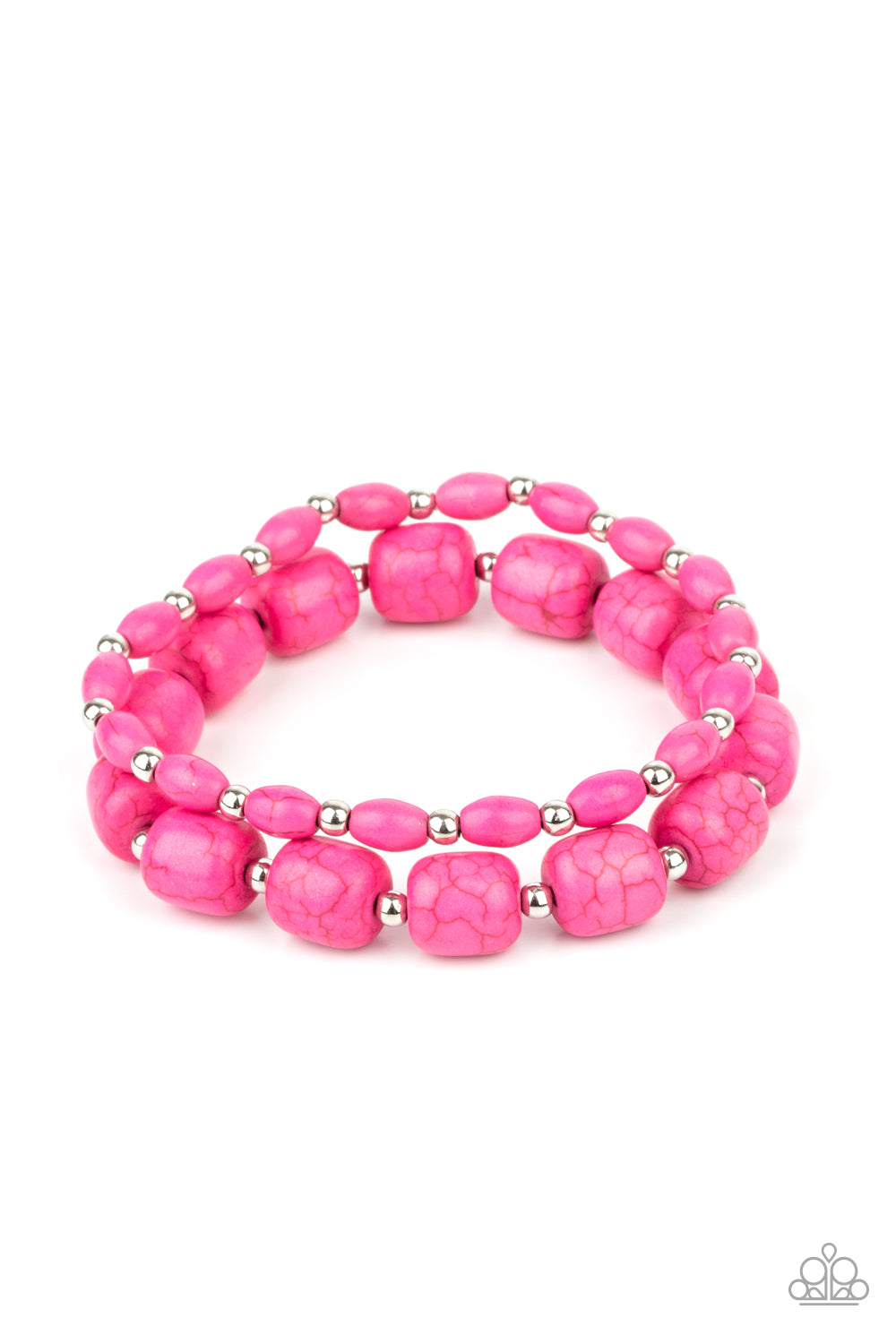 Colorfully Country Bracelet - Pink