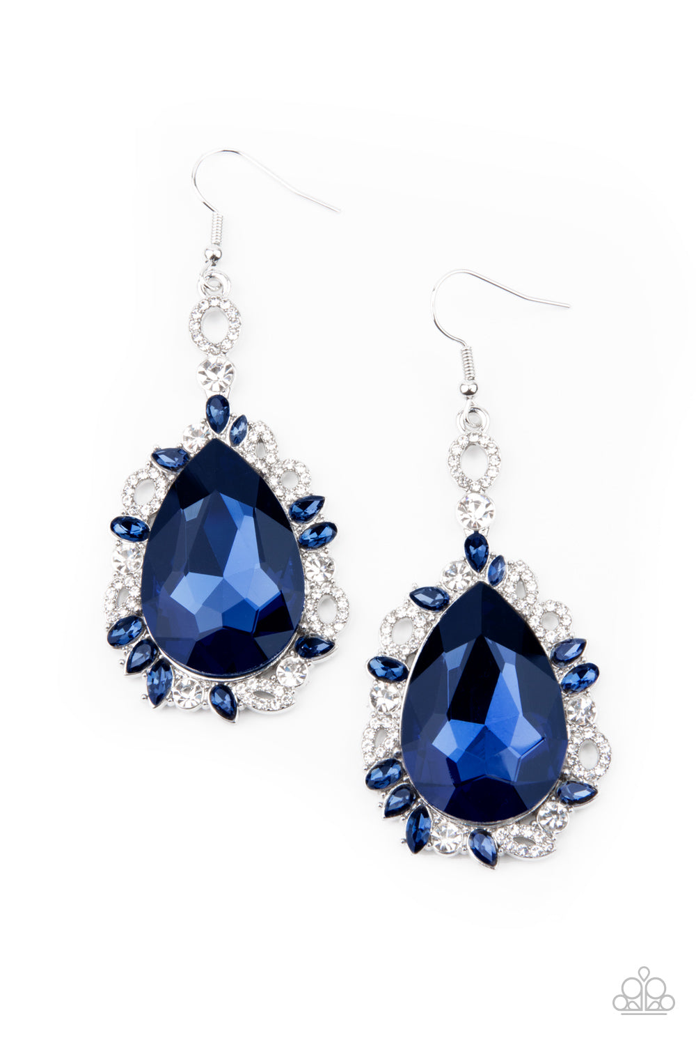 Royal Recognition Earrings - Blue