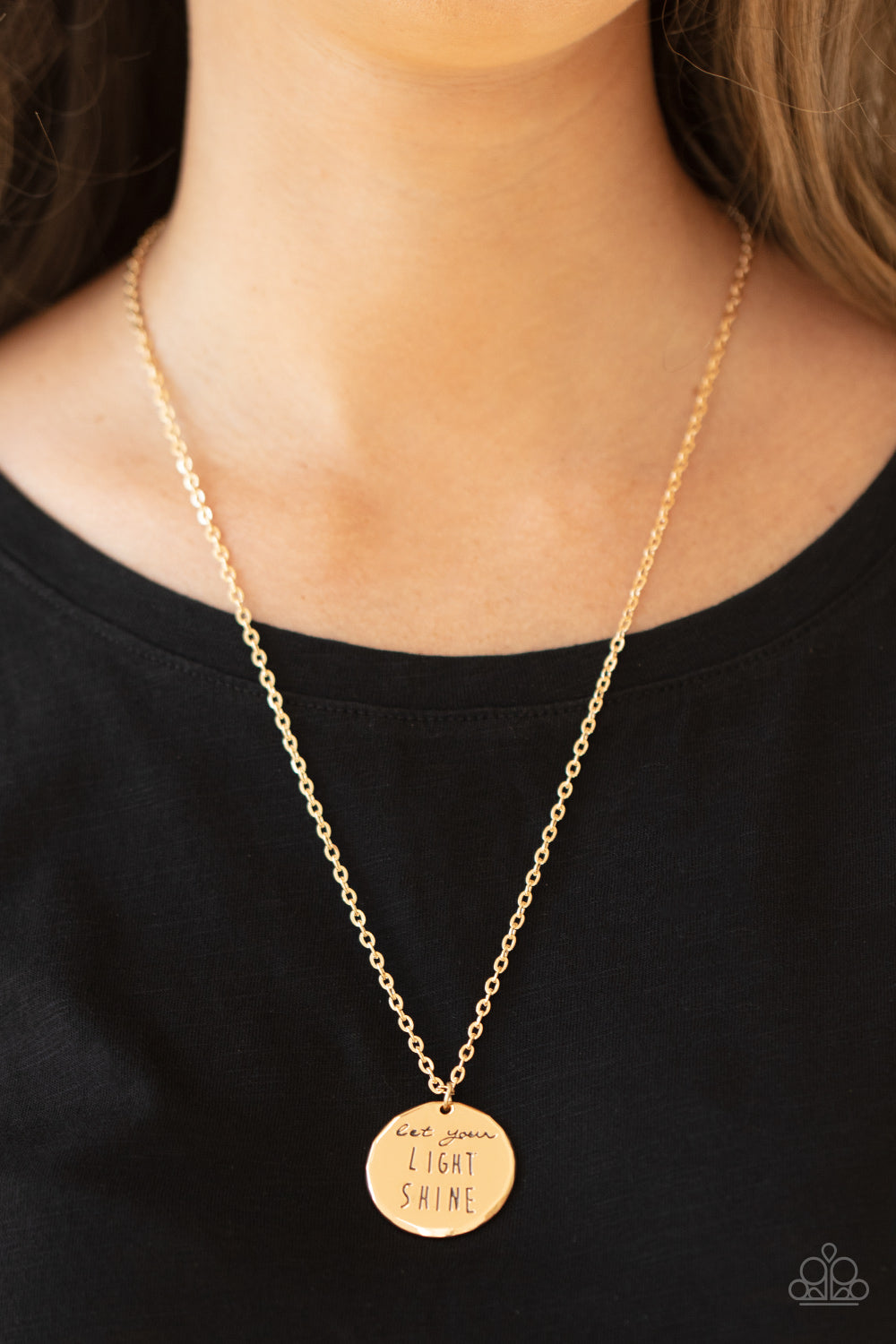 Light It Up Necklace - Gold