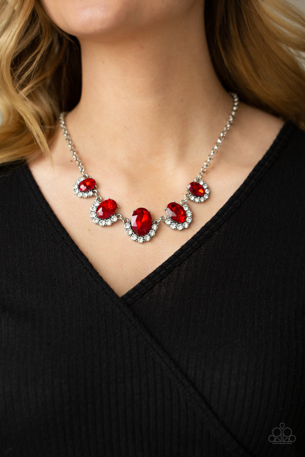 The Queen Demands It Necklace - Red
