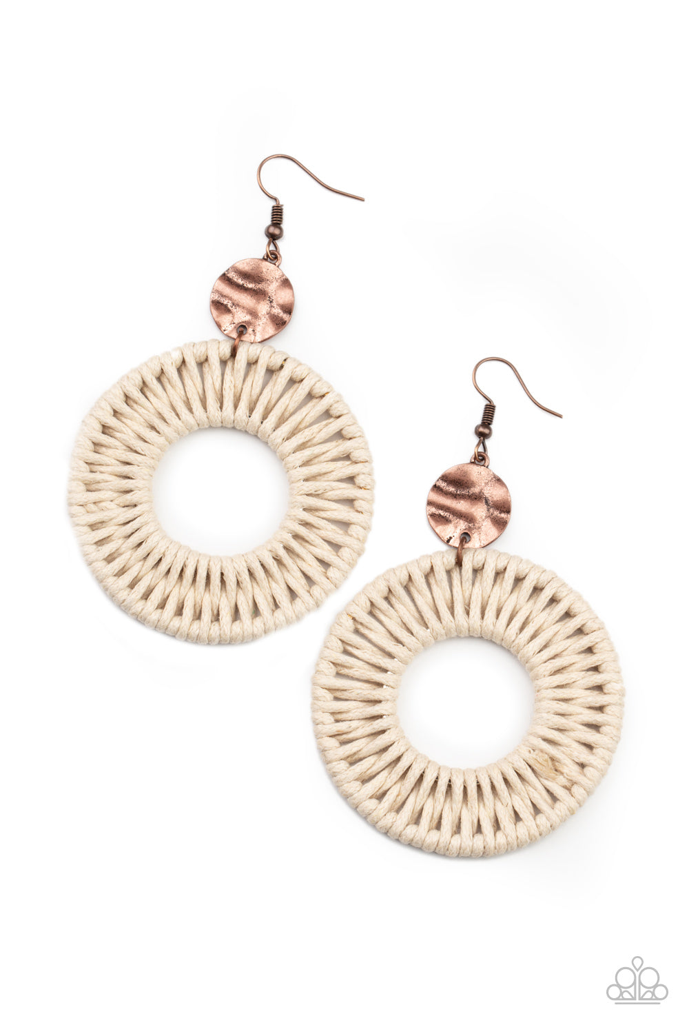 Total Basket Case Earrings - Copper