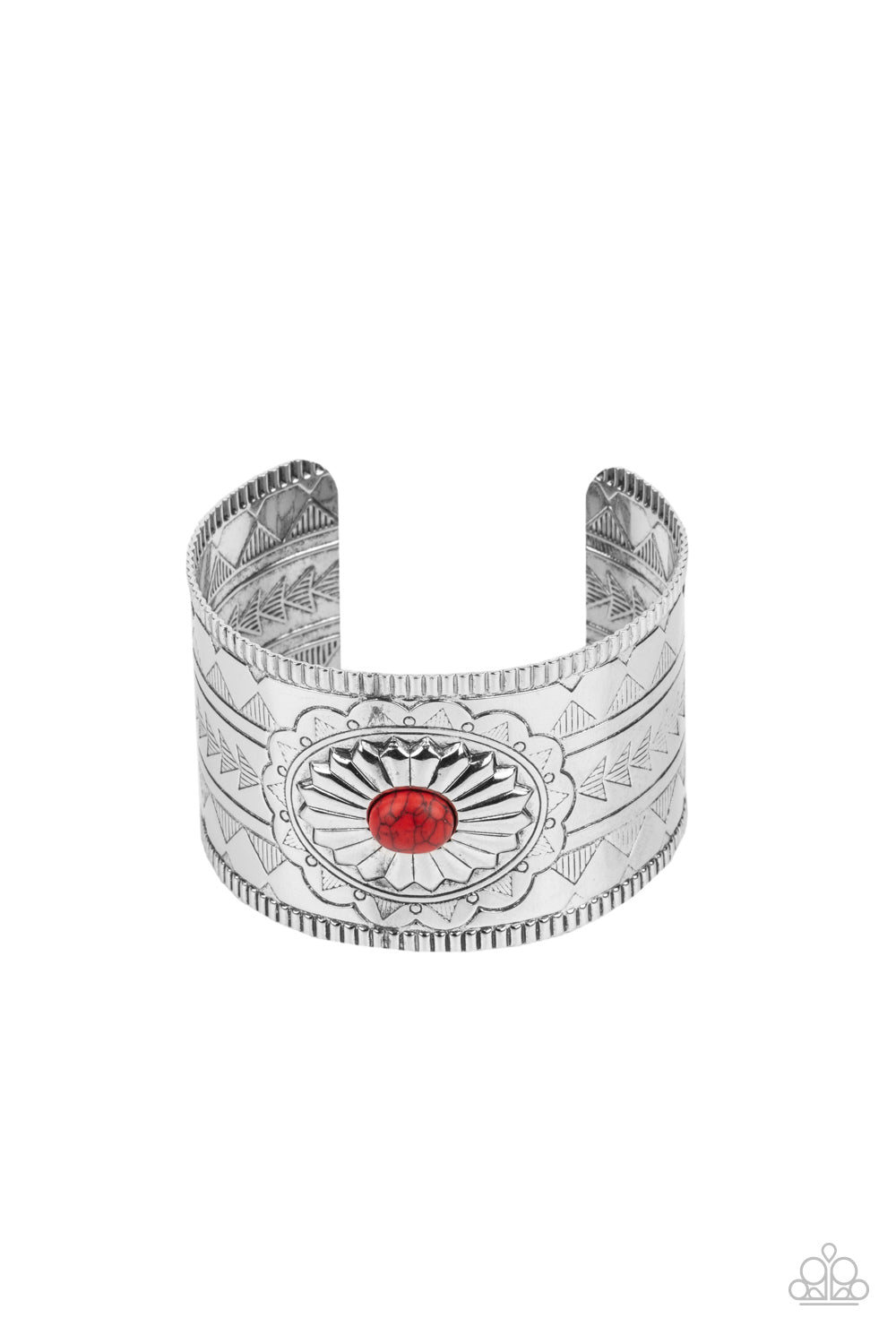 Aztec Artisan Bracelet - Red