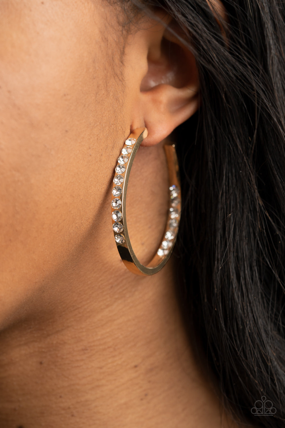 Borderline Brilliance Earrings - Gold