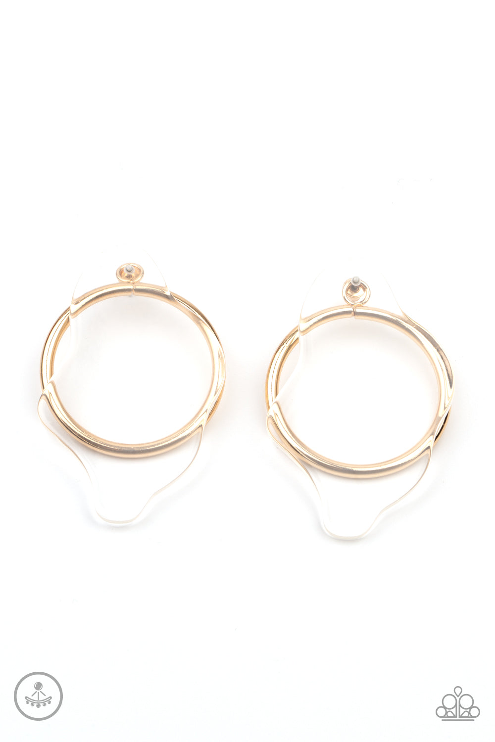 Clear The Way! Earrings - Gold