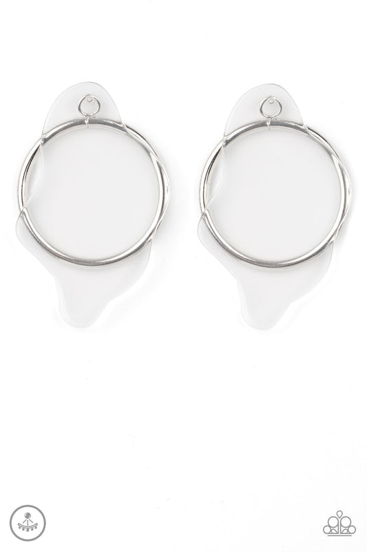 Clear The Way! Earrings - White