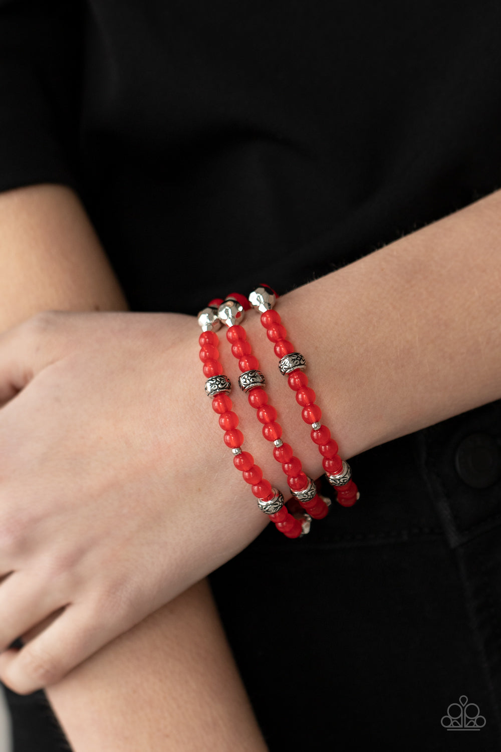 Here to STAYCATION Bracelet - Red