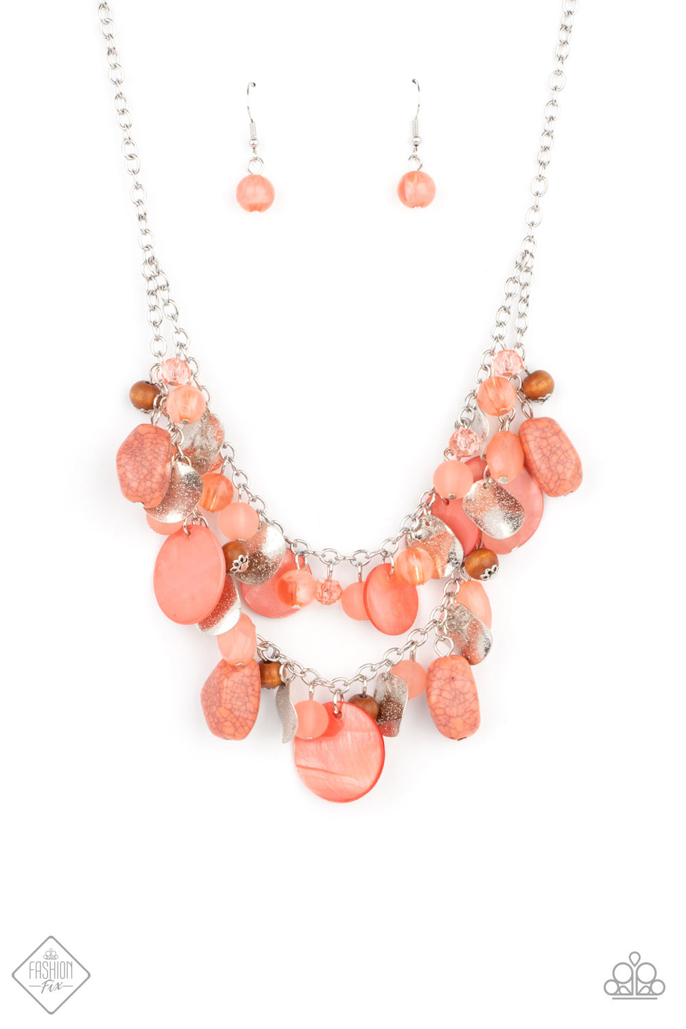 Spring Goddess Necklace - Orange