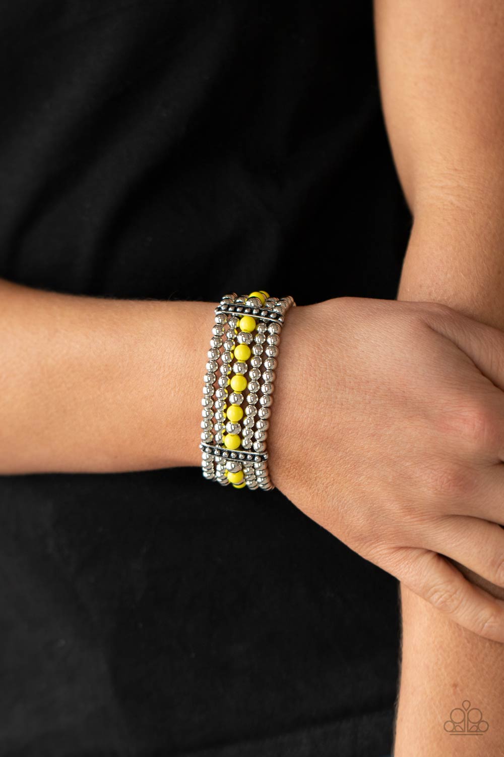 Gloss Over The Details Bracelet - Yellow