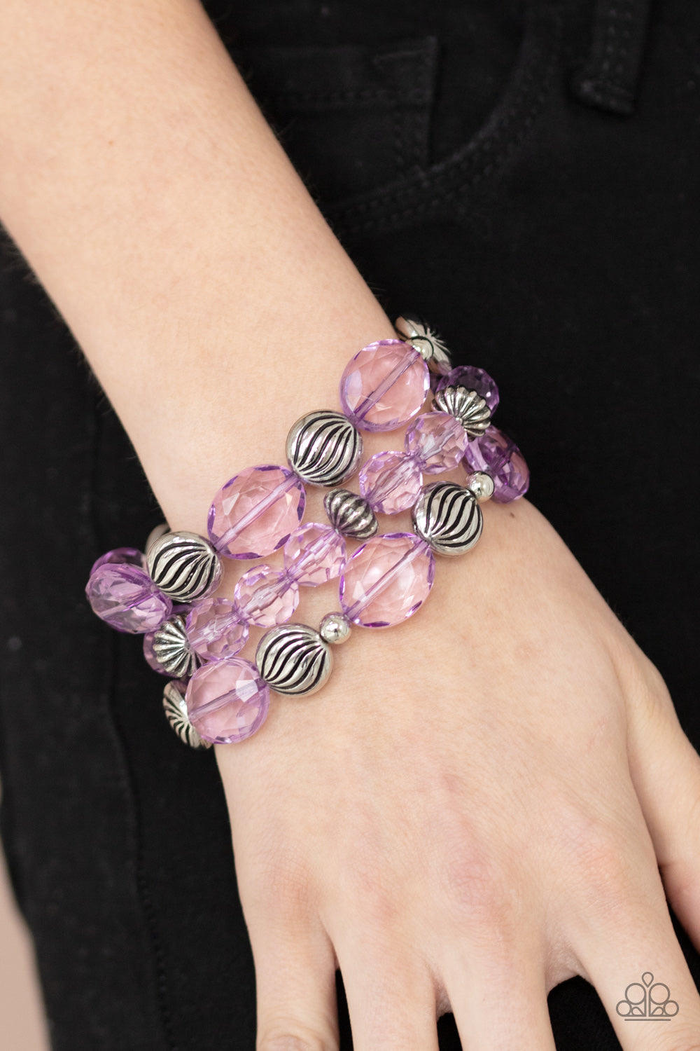 Crystal Charisma Bracelet - Purple