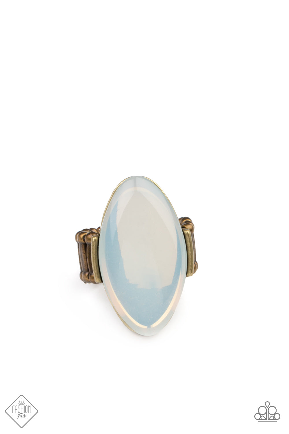 Opal Odyssey Ring - Brass