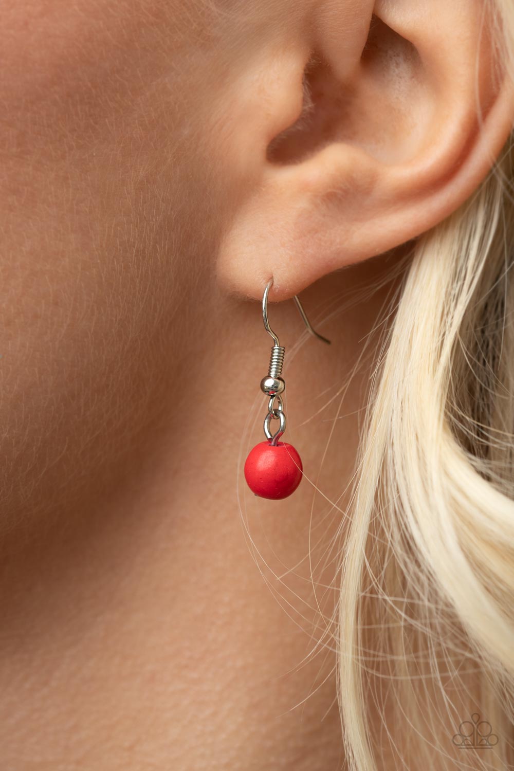 Geographically Gorgeous Neckalce - Red