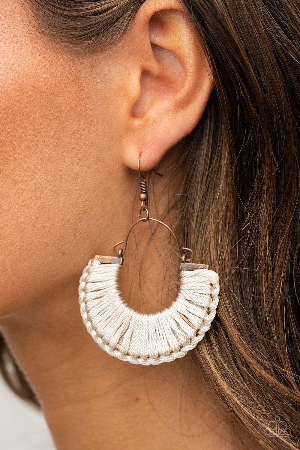 Threadbare Beauty Earrings - Copper