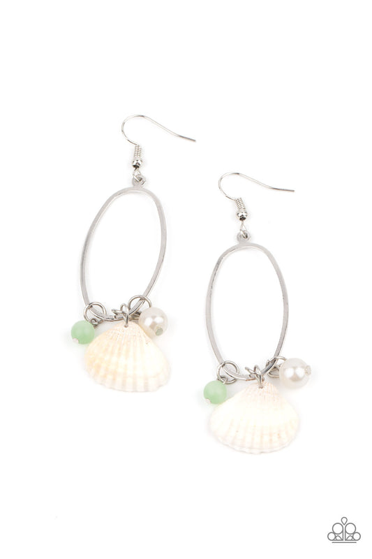 This Too SHELL Pass Earrings - Green