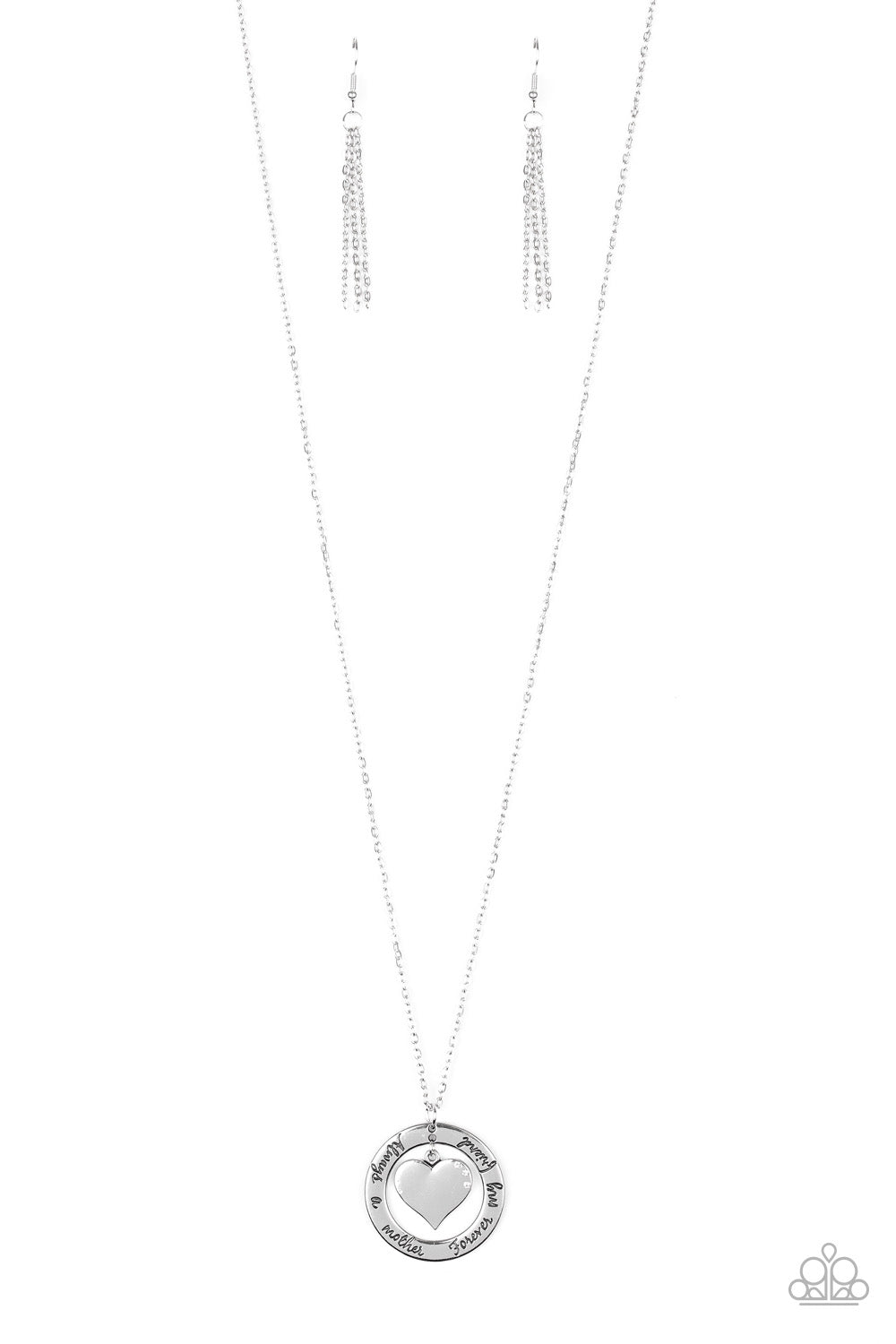 Always A Mother, Forever My Friend Necklace - White