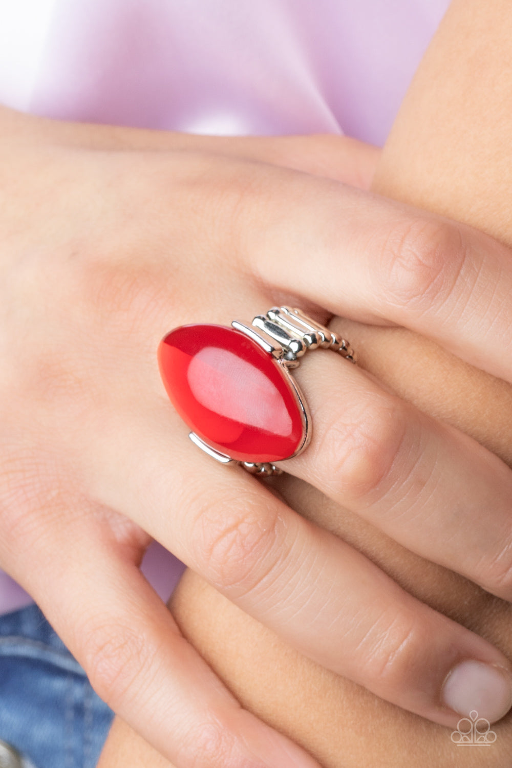 Opal Odyssey Ring - Red