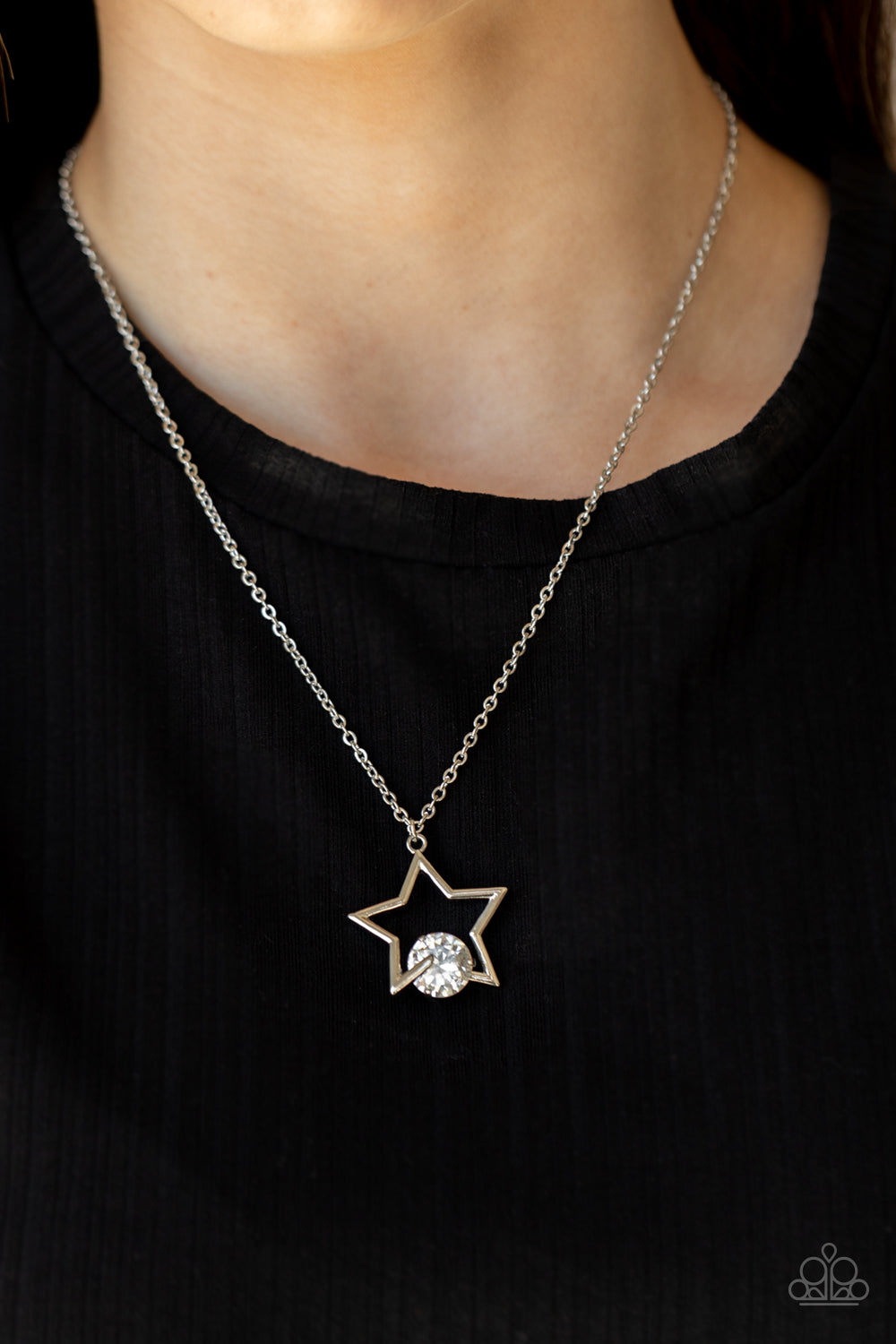 Starry Fireworks Necklace - White