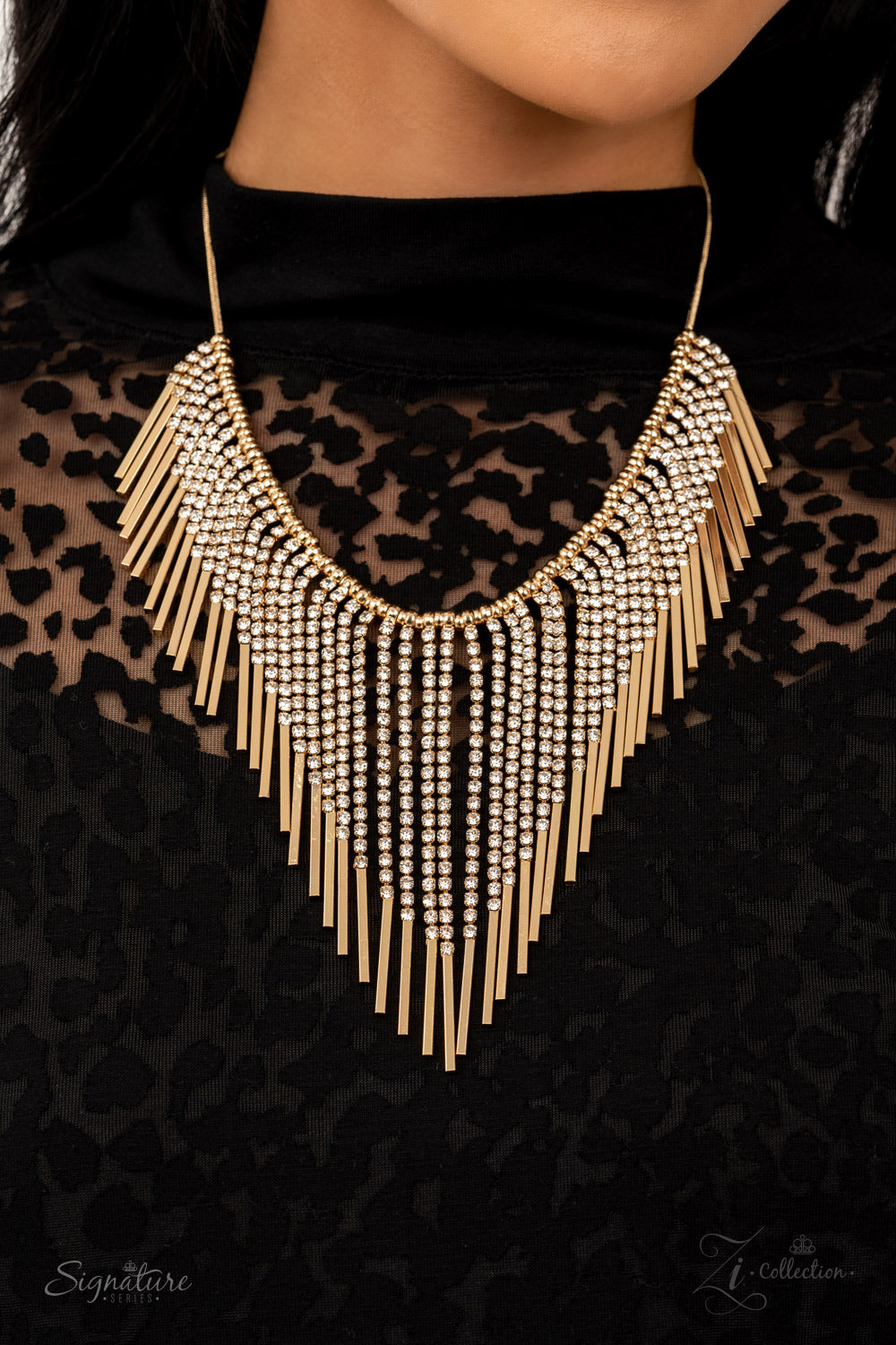 The Amber Necklace - Gold