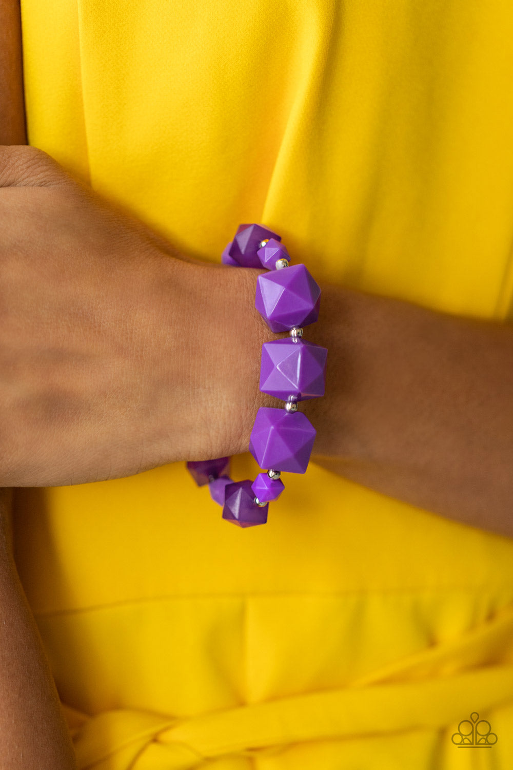 Trendsetting Tourist Bracelet - Purple