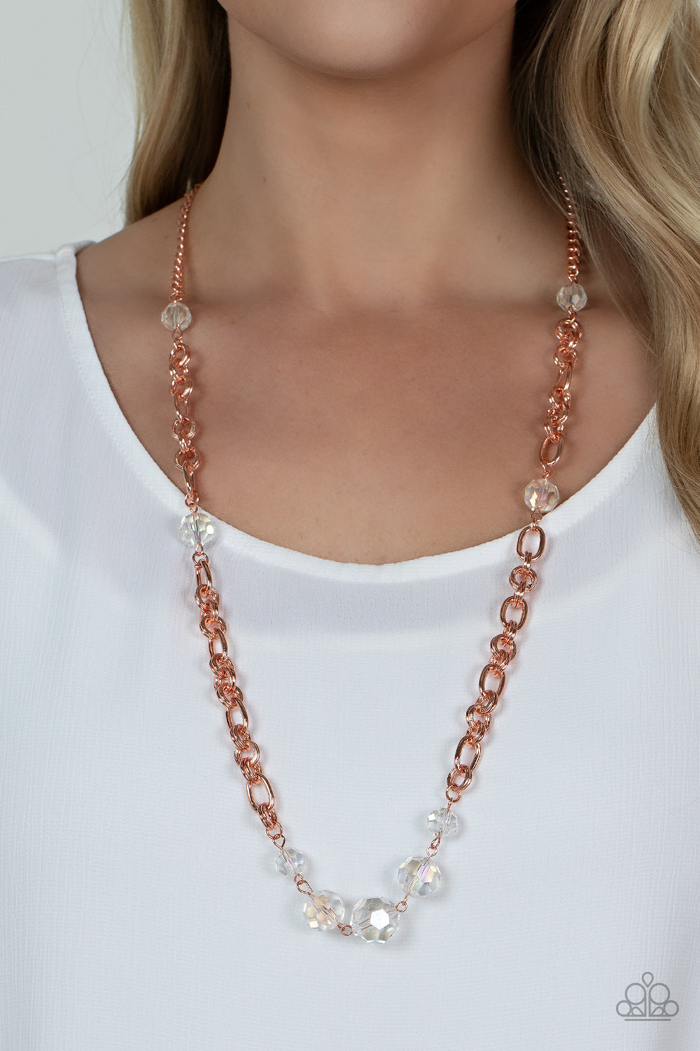 Prismatic Pick-Me-Up Necklace - Copper