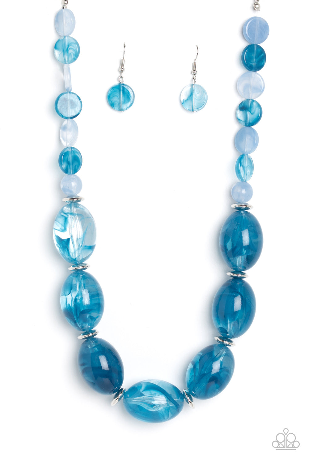 Belle of the Beach Necklace - Blue