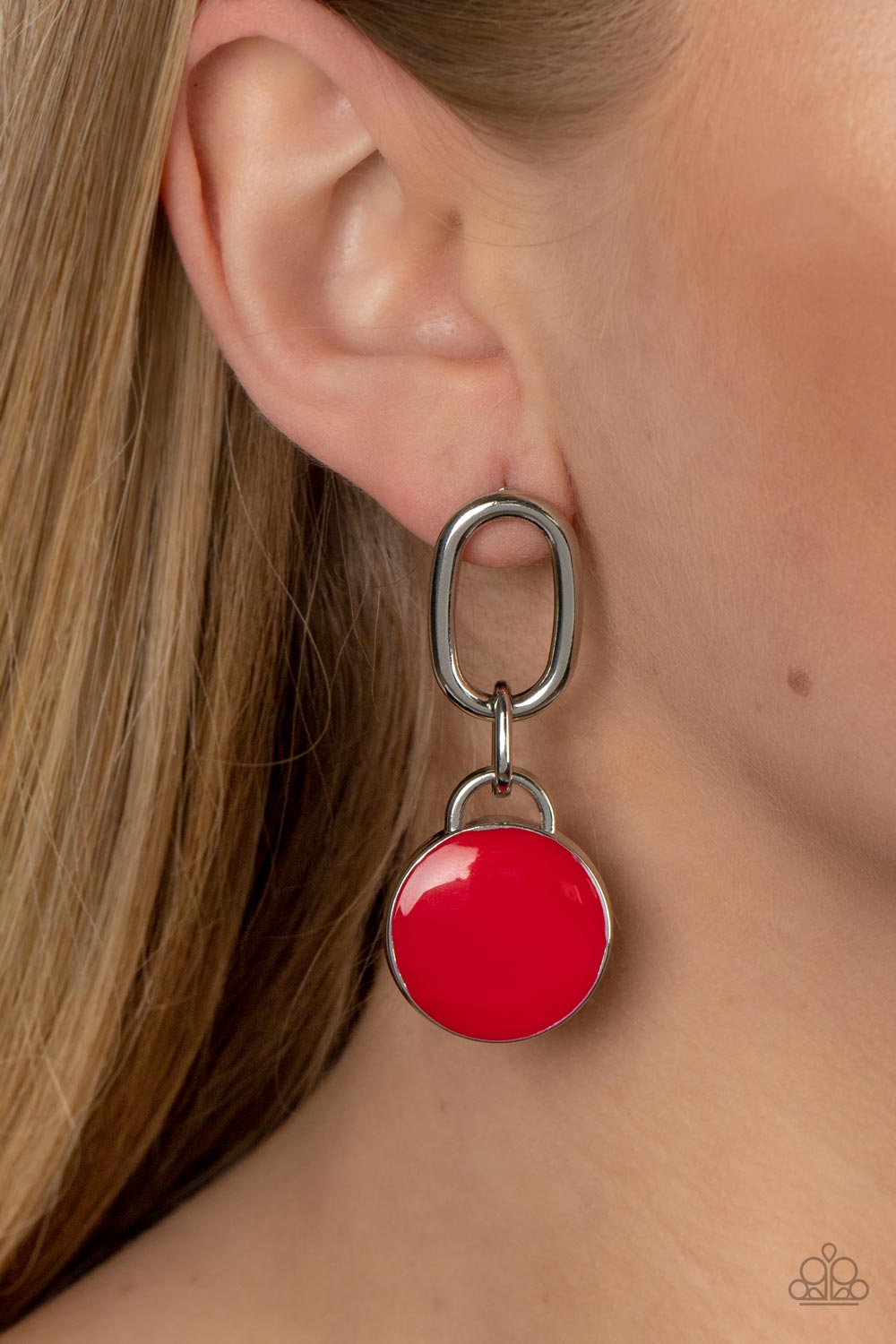Drop a TINT Earrings - Red