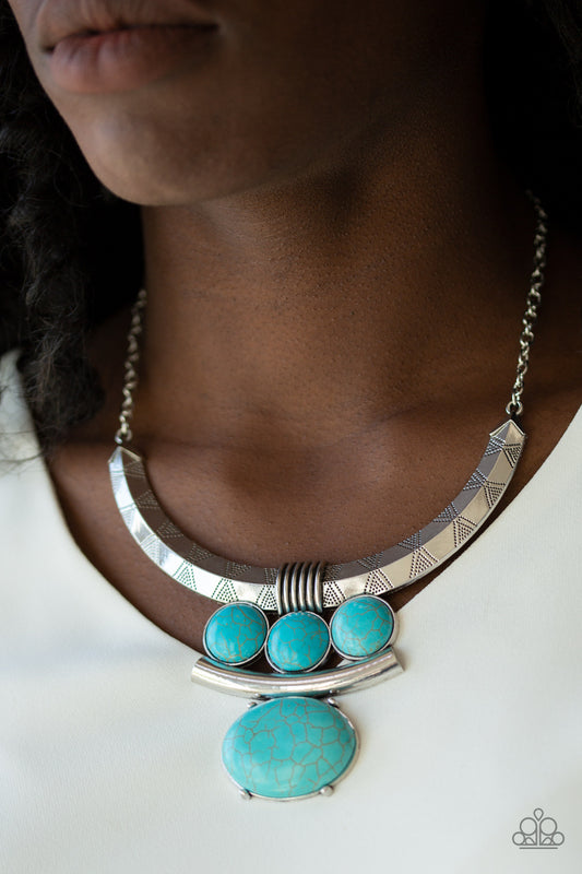 Commander In CHIEFETTE Necklace - Blue