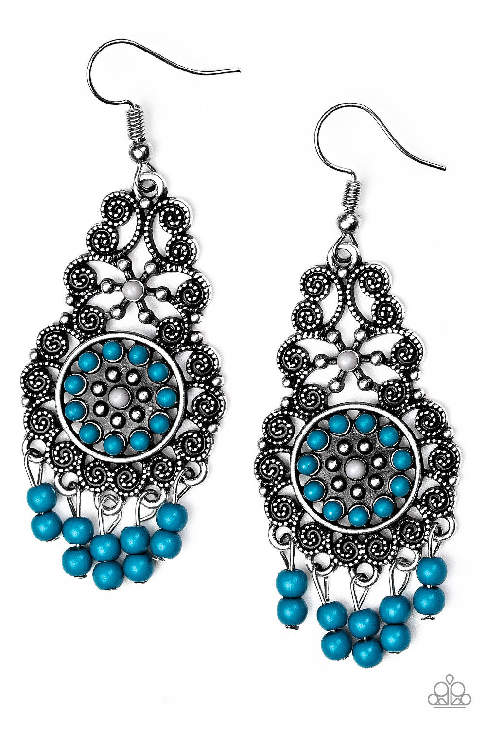 Courageously Congo Earrings - Blue