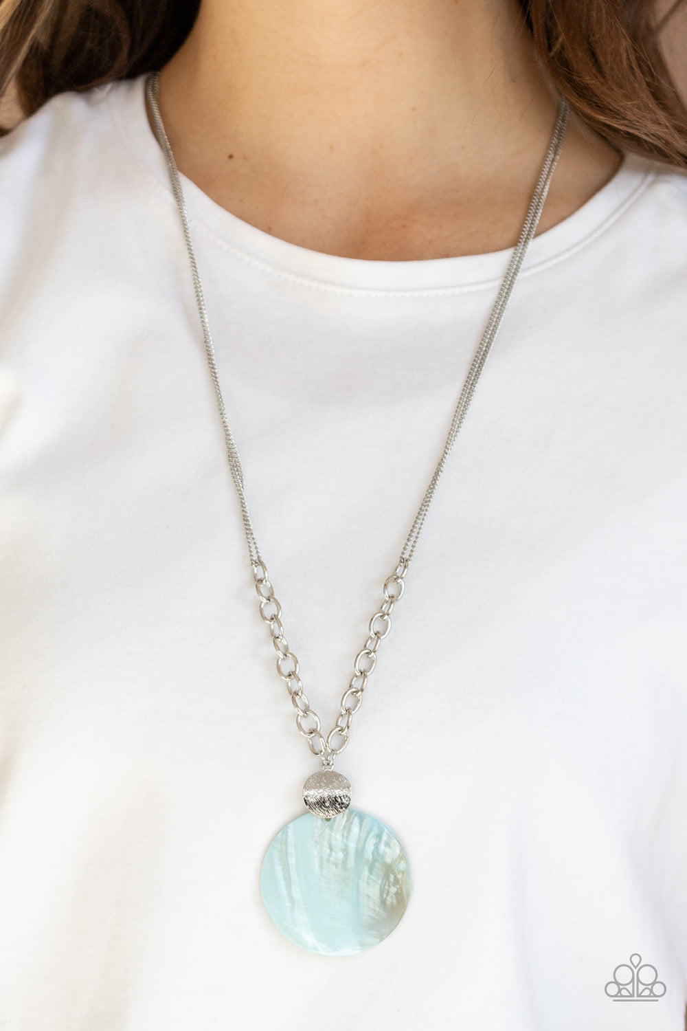 A Top-SHELLer Necklace - Blue