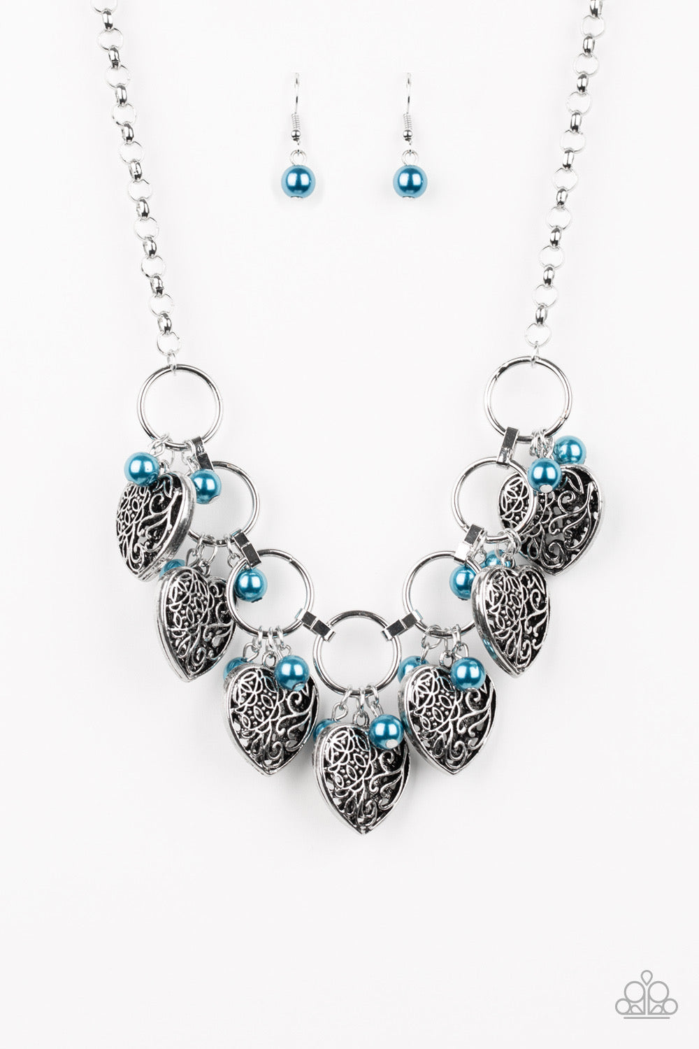 Very Valentine Necklace - Blue